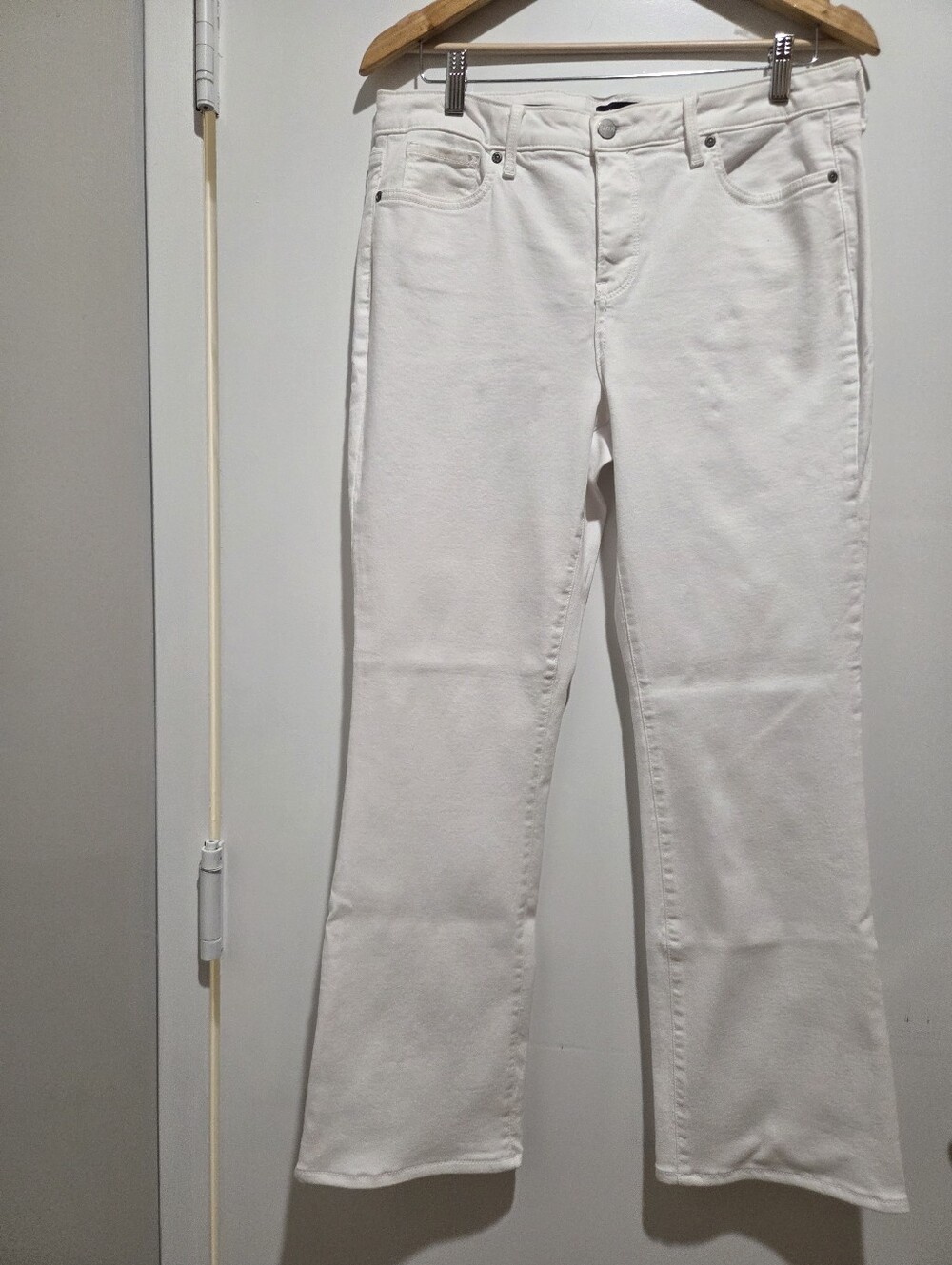 NYDJ Barbara Bootcut Jeans, Optic White,12, NWOT